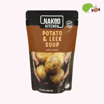 Naked Potato & Leek Soup With Chives