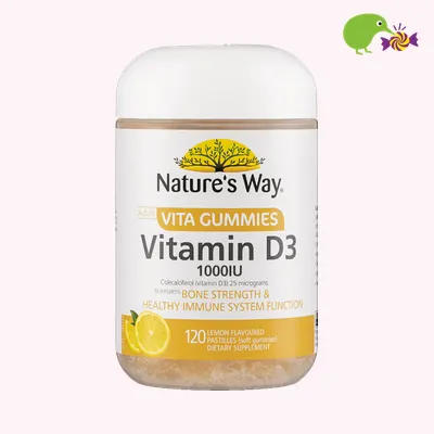Nature's Way Vitamin D3 1000IU Adult Vita Gummies