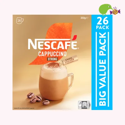 Nescafe Cappuccino Strong Coffee Sachets Value Pack