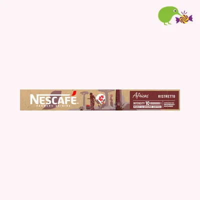 Nescafe Farmers Origins Africas Ristretto Nespresso Intensity 10 Compatibles Coffee