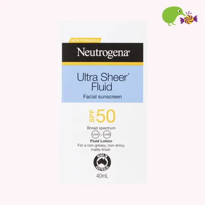 Neutrogena Ultra Sheer Fluid Facial Sunscreen SPF50