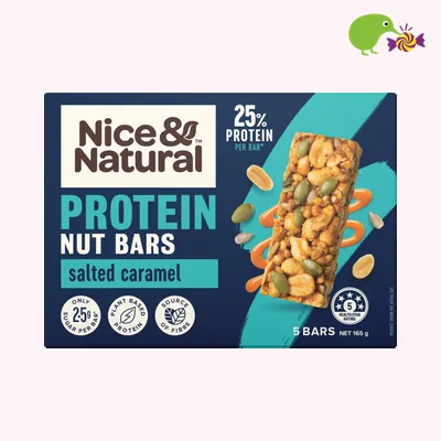 Nice & Natural Salted Caramel Protein Nut Bars