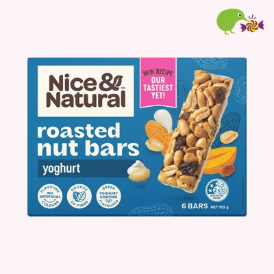 Nice & Natural Yoghurt Roasted Nut Bars