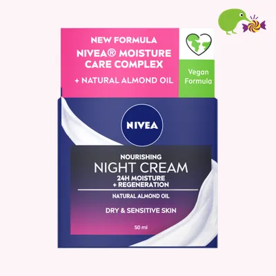 Nivea Dry & Sensitive Skin Nourishing Night Cream