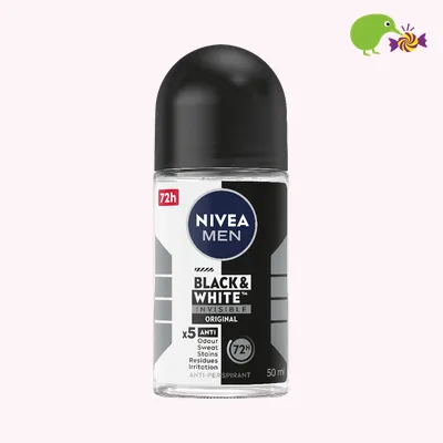 Nivea Men Invisible For Black & White Original 72Hr Protection Anti-Perspirant Deodorant Roll On