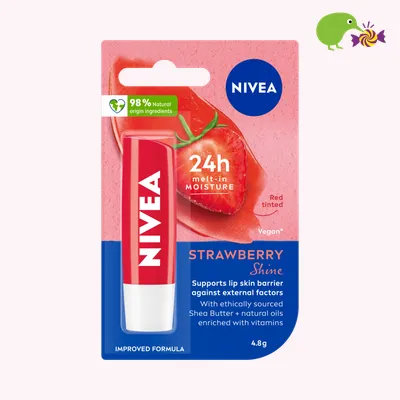 Nivea Strawberry Shine Lip Balm