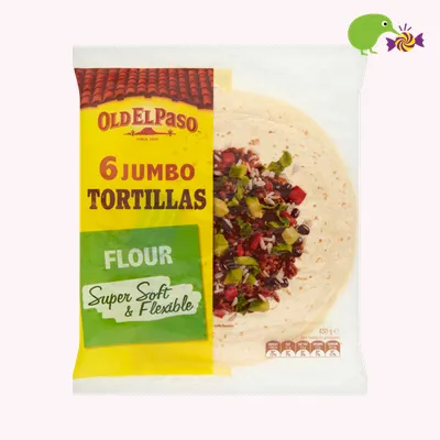 Old El Paso Flour Soft & Flexible Jumbo Tortillas