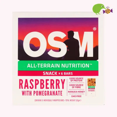 One Square Meal All-Terrain Nutrition Raspberry With Pomegranate Snack Bars