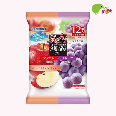 Orihiro Apple & Grape Konjak Jelly