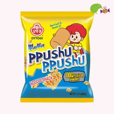 Ottogi BBQ Flavour Ppushu Ppushu Noodle Snack