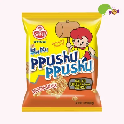 Ottogi Grilled Chicken Flavour Ppushu Ppushu Noodle Snack