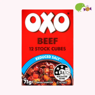 Oxo Reduced Salt Beef Stock Cubes