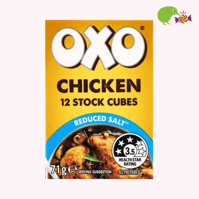 Oxo Salt Reduced Chicken Stock Cubes