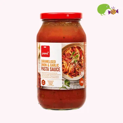Pams Caramelised Onion & Garlic Pasta Sauce