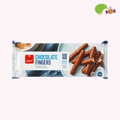 Pams Chocolate Fingers Biscuits