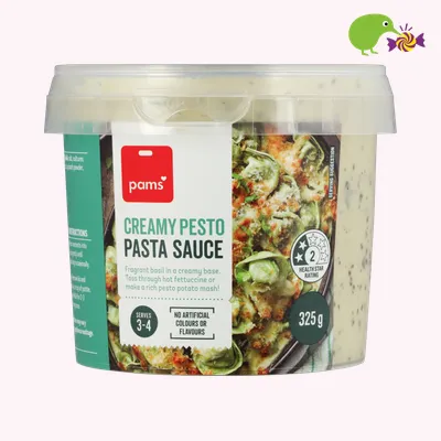 Pams Creamy Pesto Pasta Sauce