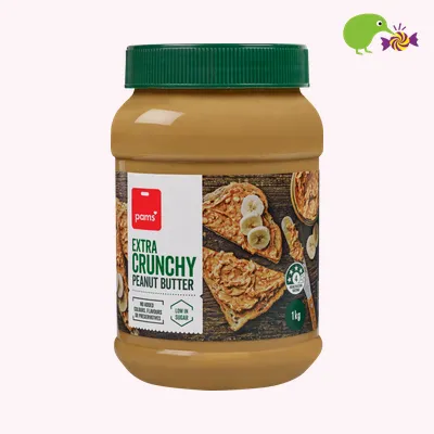 Pams Extra Crunchy Peanut Butter