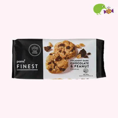 Pams Finest Dark Chocolate Peanut Cookies