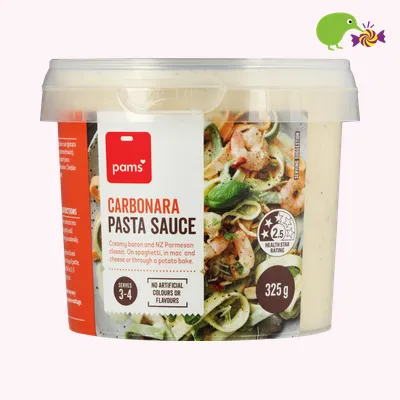 Pams Fresh Carbonara Pasta Sauce