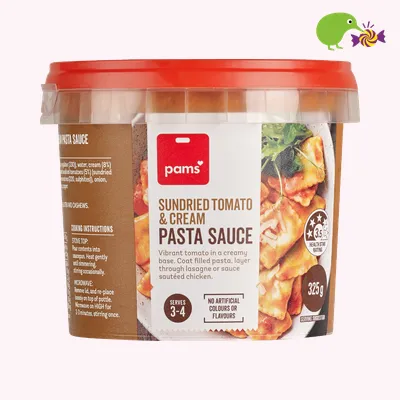 Pams Fresh Sundried Tomato & Cream Pasta Sauce