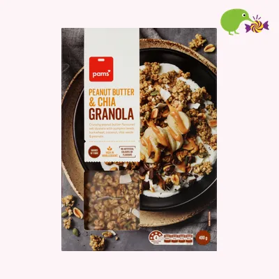 Pams Peanut Butter & Chia Granola