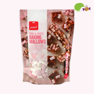 Pams Pink & White Baking Mallows
