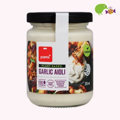 Pams Plant Based Garlic Aioli