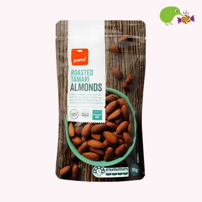 Pams Roasted Tamari Almonds