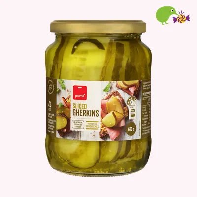 Pams Sliced Gherkins