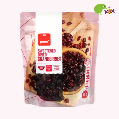 Pams Sweetened Dried Cranberries