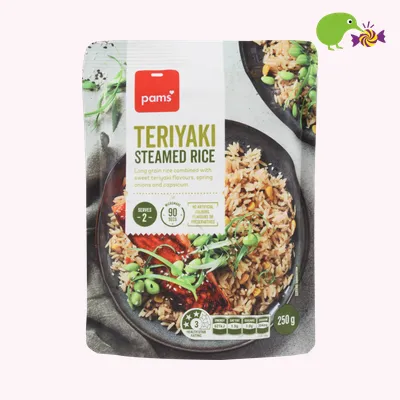Pams Teriyaki Steamed Rice