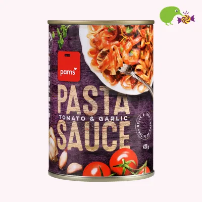 Pams Tomato & Garlic Pasta Sauce