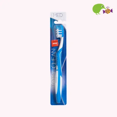 Pams Total Clean Medium Tongue Cleaner Toothbrush