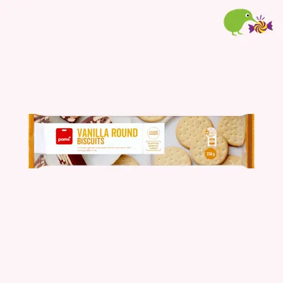 Pams Vanilla Round Biscuits