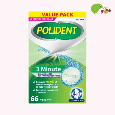 Polident 3 Minute Daily Cleanser For Partials & Dentures