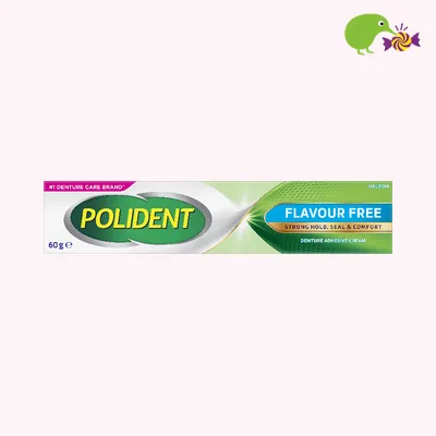 Polident Flavour Free Denture Adhesive Cream