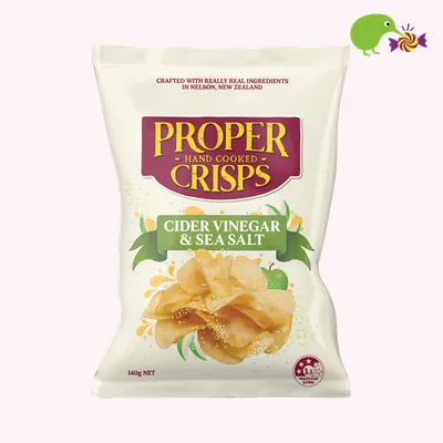 Proper Crisps Cider Vinegar & Sea Salt Potato Crisps