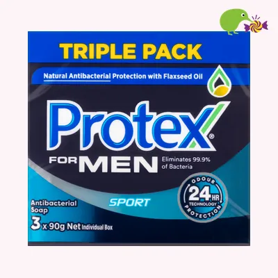 Protex For Men Antibacterial Sport Bar Soap