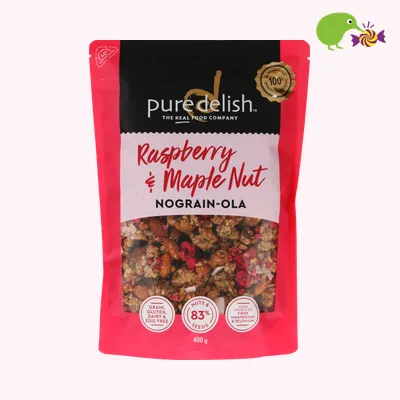 Pure Delish Raspberry & Maple Nut Nograin-Ola