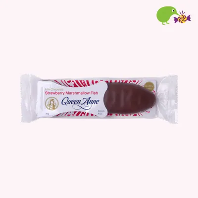 Queen Anne Milk Chocolate Strawberry Marshmallow Fish