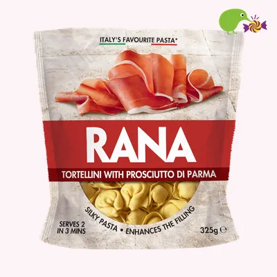 Rana Tortelini with Prosciutto Di Parma Pasta