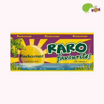 Raro Favourites Blackcurrant Flavoured Beverage Mix