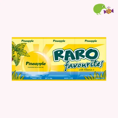 Raro Favourites Pineapple Flavoured Beverage Mix