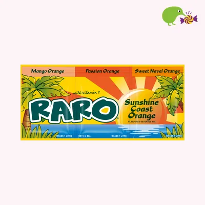 Raro Sunshine Coast Orange Flavoured Beverage Mix
