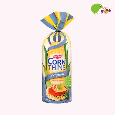 Real Foods Corn Thins Original Crispbread