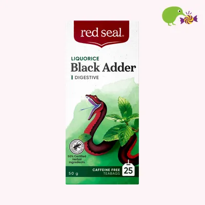 Red Seal Black Adder Liquorice Tea Bags