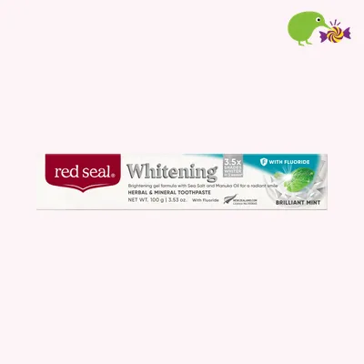 Red Seal Whitening Brilliant Mint With Fluoride Toothpaste