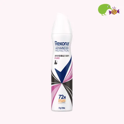 Rexona Advanced Protection Invisible Dry Pure 72Hr Antiperspirant Deodorant