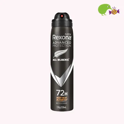 Rexona Men Advanced Protection All Blacks 72Hr Antiperspirant Deodorant