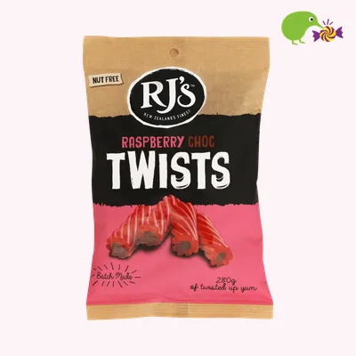 RJ's Raspberry Choc Twists
